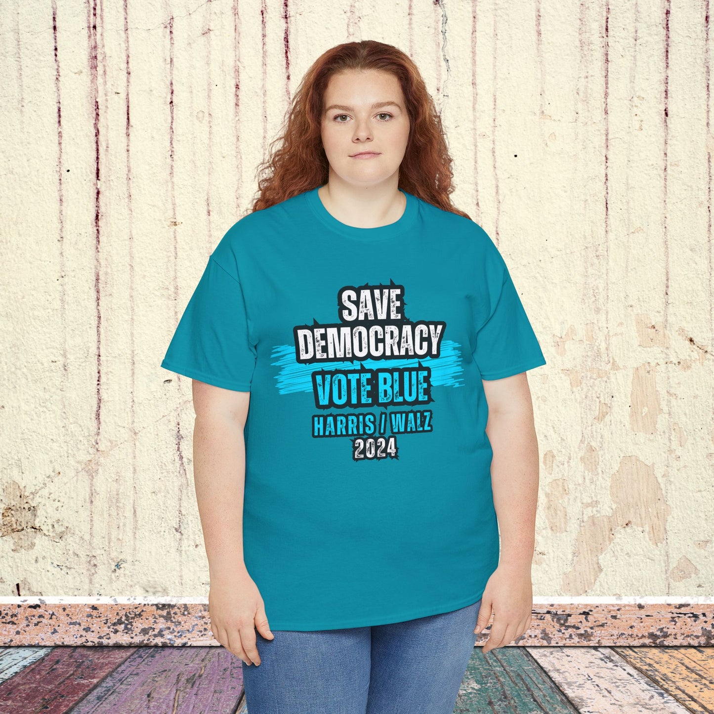 Save Democracy Vote Blue Shirt- Save Democracy Tee- Democrat Presidential Election T-Shirt