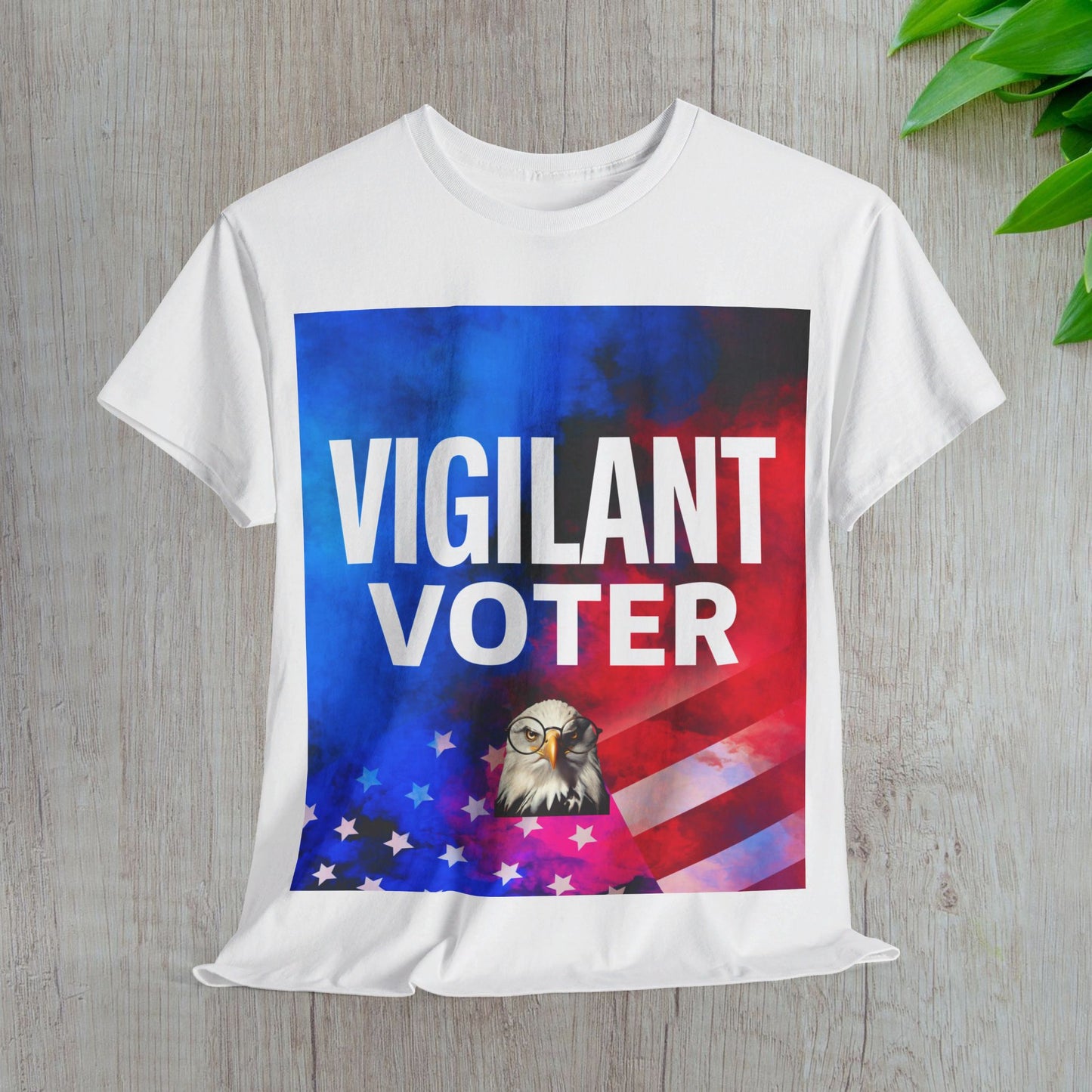 Vigilant Voter Shirt- Vote Blue Save Democracy Tee- Democrat Presidential Election T-Shirt