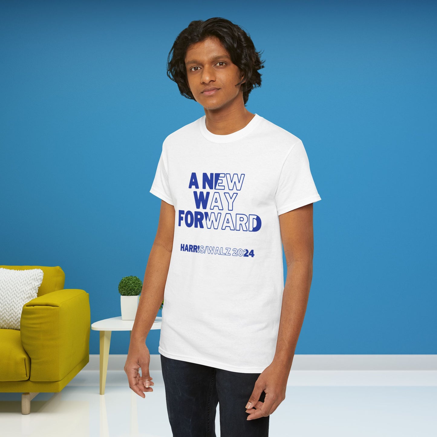 New Way Forward Shirt- We're Not Going Back Tee-  Democrat Presidential Election T-Shirt