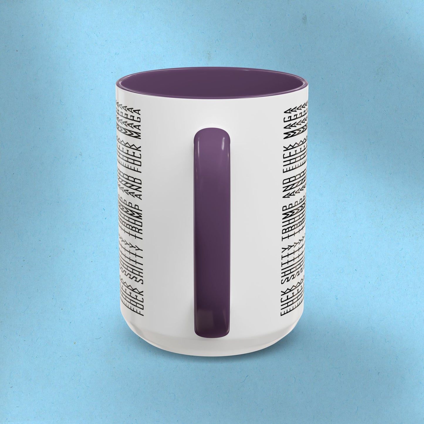 FDT Mug Hidden Message Mug Fuck Shitty Trump and Fuck Maga Coffee Cup FDT Ceramic Cup Foxtrot Delta Tango Anti-Fascism Anti-Trump Merch