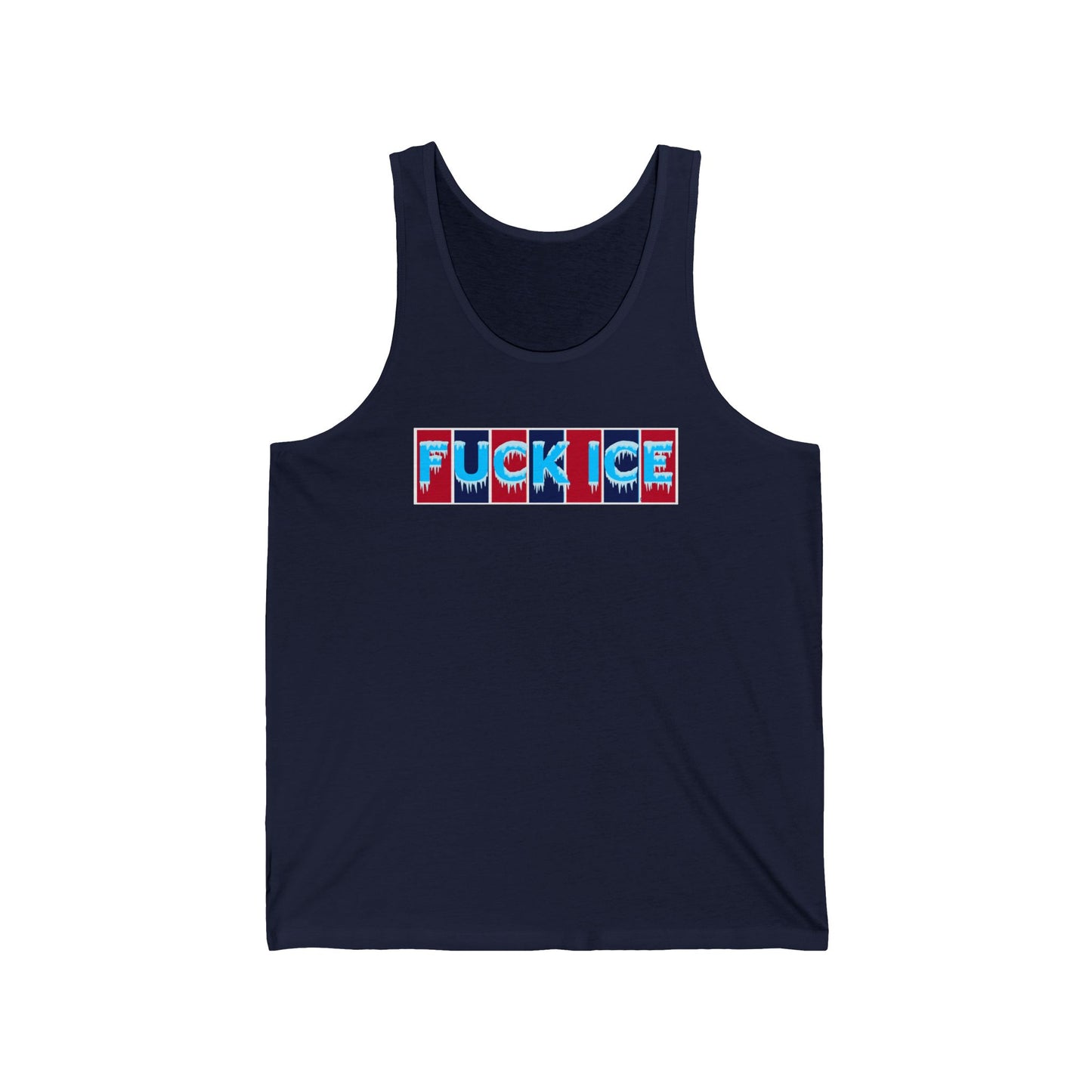 F*ck Ice Shirt Protest Tank Top Foxtrot Delta Tango Fck Donald Trump Social Justice Anti-Fascism Abolish Icestapo Sleeveless Cotton Apparel