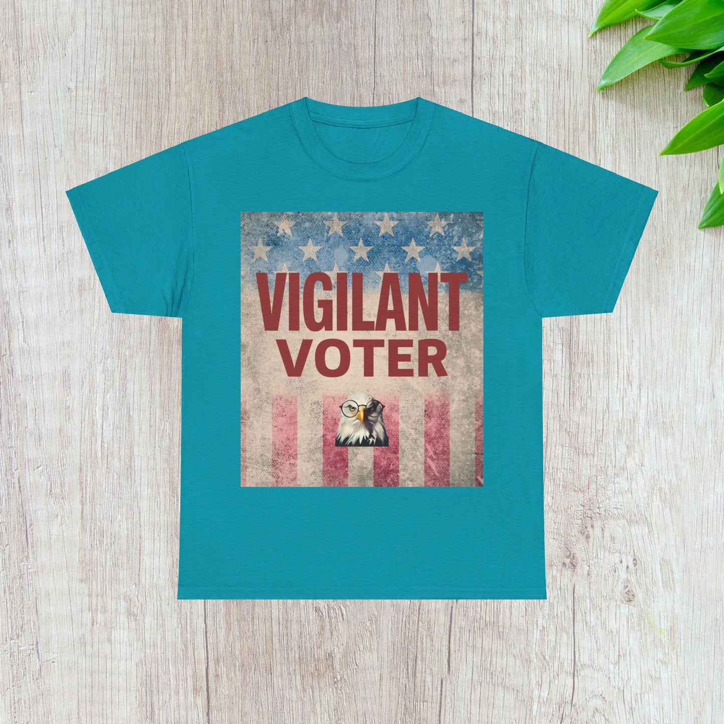 Vigilant Voter Shirt- Vote Blue Save Democracy Tee- Democrat Presidential Election T-Shirt