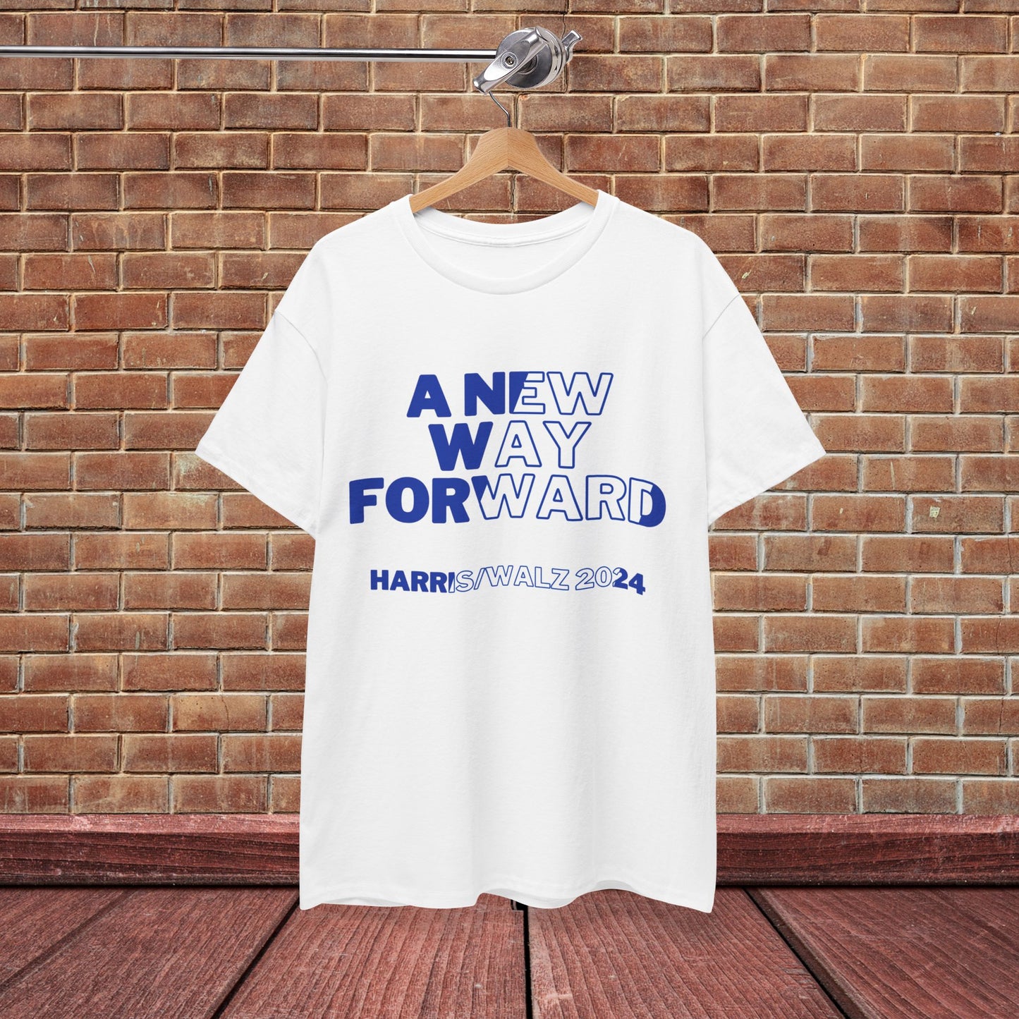 New Way Forward Shirt- We're Not Going Back Tee-  Democrat Presidential Election T-Shirt