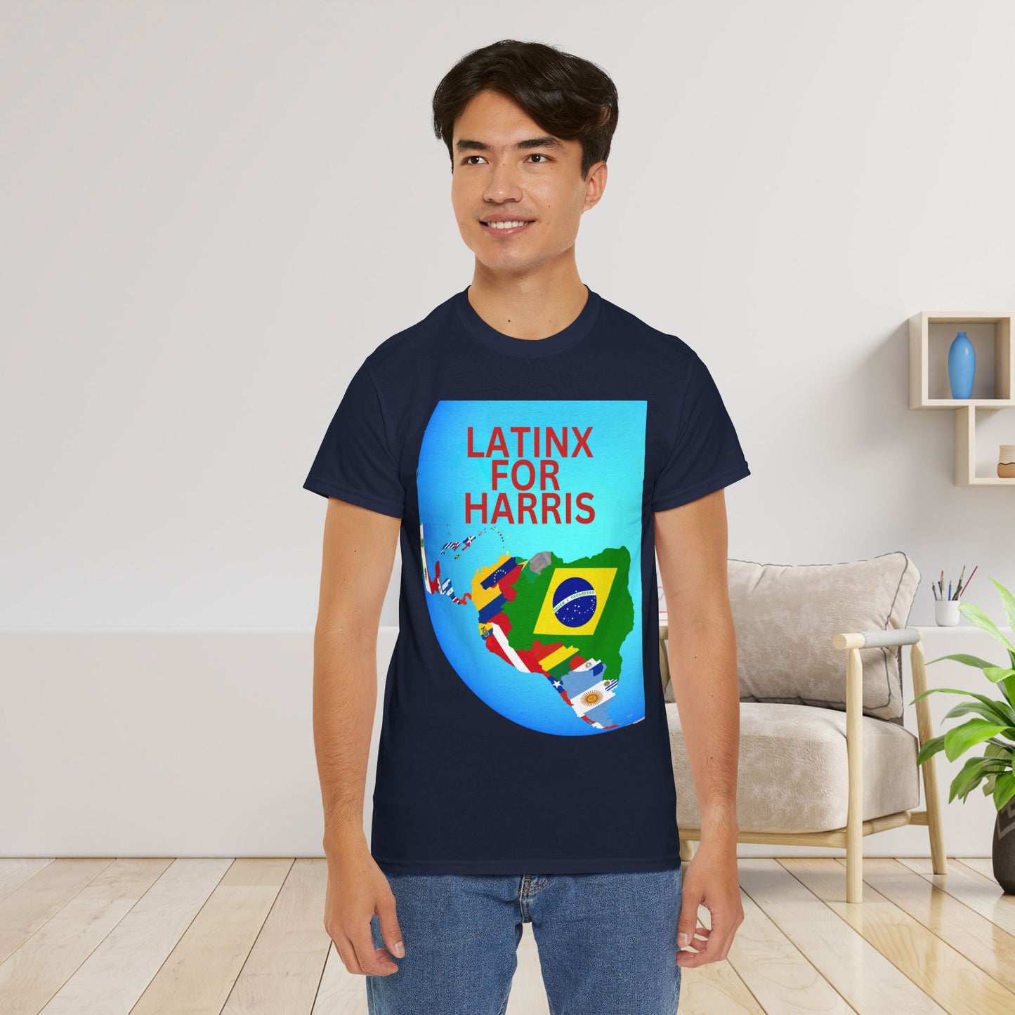 Latinx For Harris Shirt - Harris/Walz 2024 T-Shirt -  Democrat Presidential Election Tee