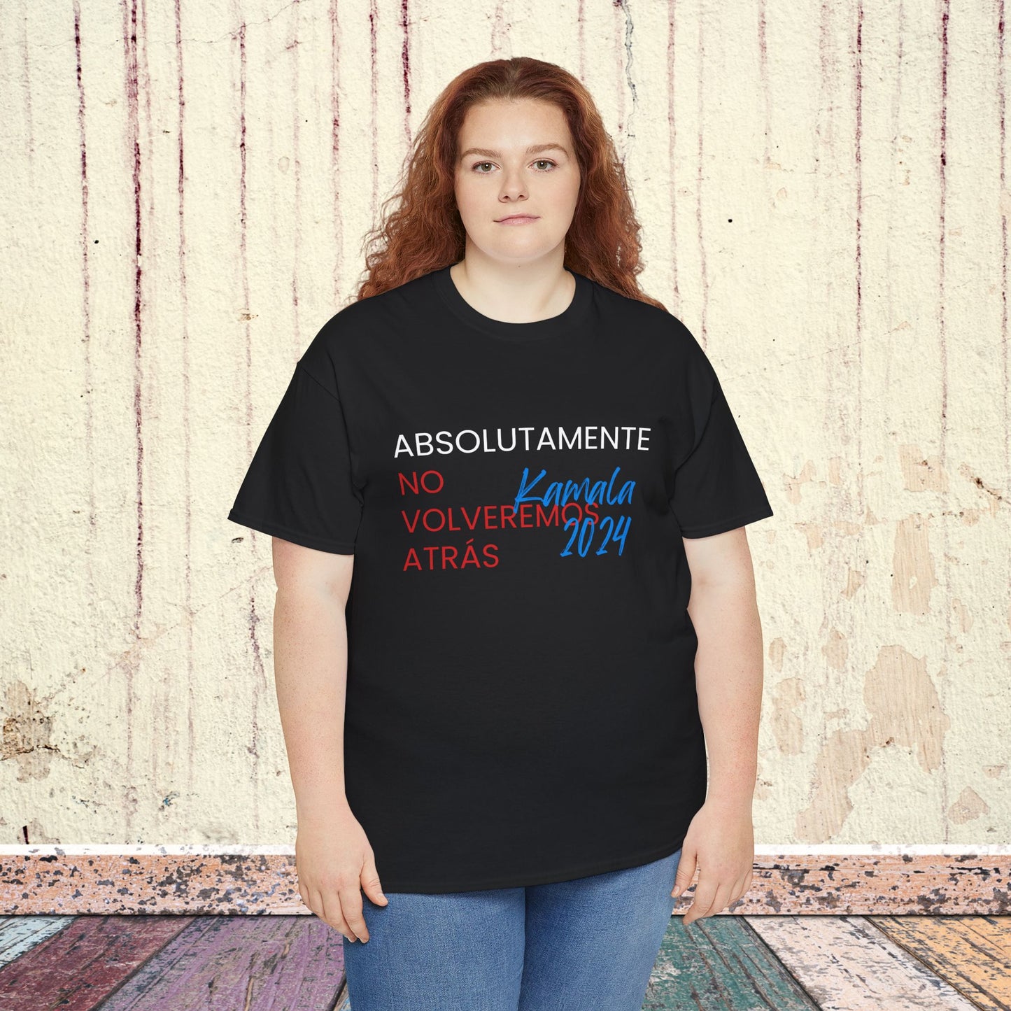 Absolutamente No Volveremos Atrás Shirt- We're Not Going Back en Español Save Democracy Tee-  Democrat Presidential Election T-Shirt