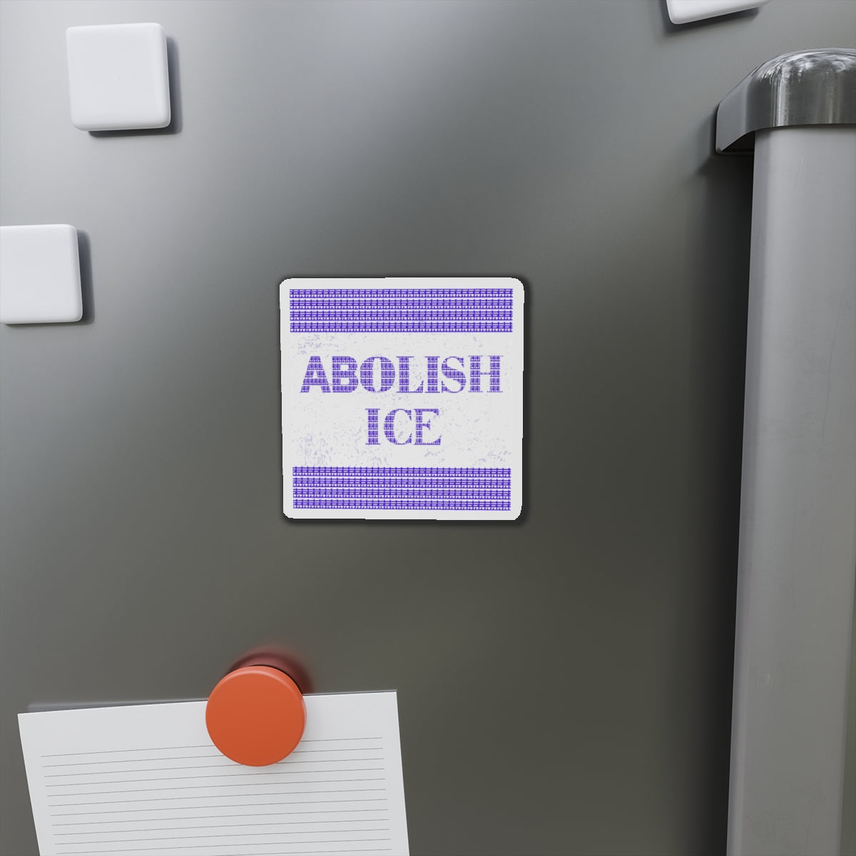 Political Magnet Anti-Trump Merch Abolish ICE Fuck Donald Trump Car Magnet Political FDT Resist Protest Gear Anti-Fascism Democratic Sign