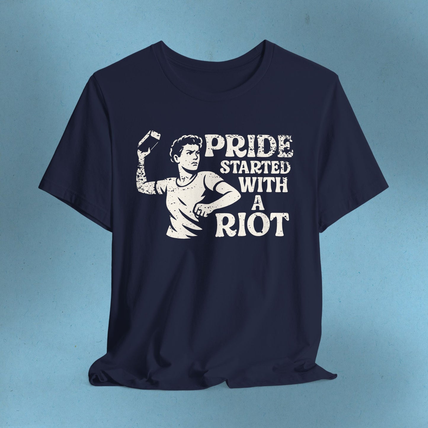 LGBTQIA Tee Stonewall Protest Shirt Social Justice LGBTQ Queer Lesbian Bisexual Trans Gay Pride Ring-Spun Cotton TShirt Express Shipping
