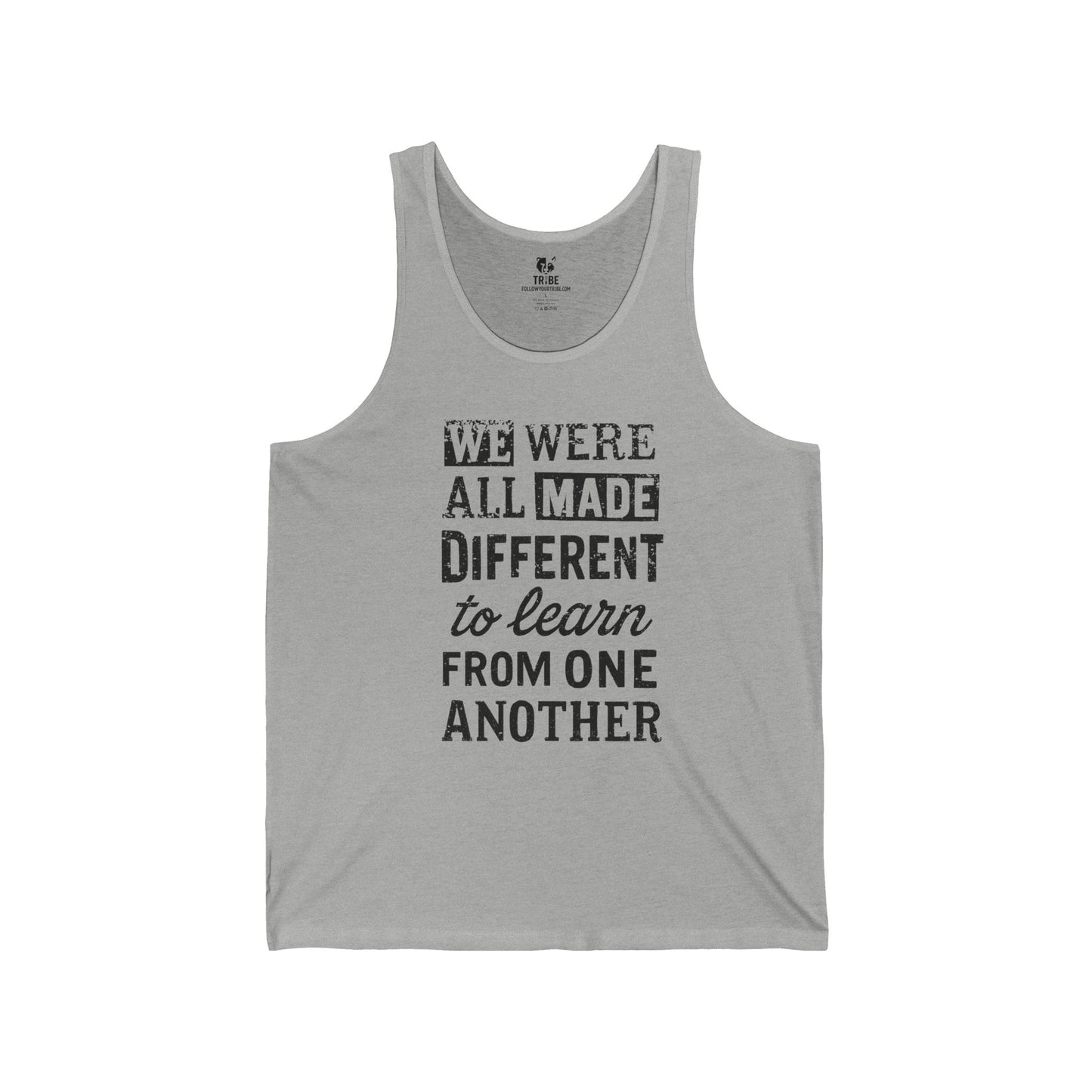 We Were All Made Different Protest Tank Top Social Justice Shirt Anti-Trump Merch Anti-Fascism Gear Resistance Tank Top Democrat Apparel