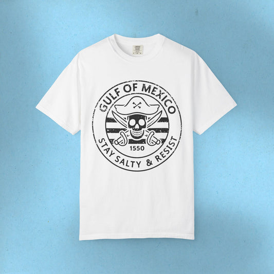 Gulf of Mexico Tee Pirate Resist T-Shirt Social Justice Shirt Comfort Colors Resistance Tee Anti Trump Protest TTshirt Democrat Apparel