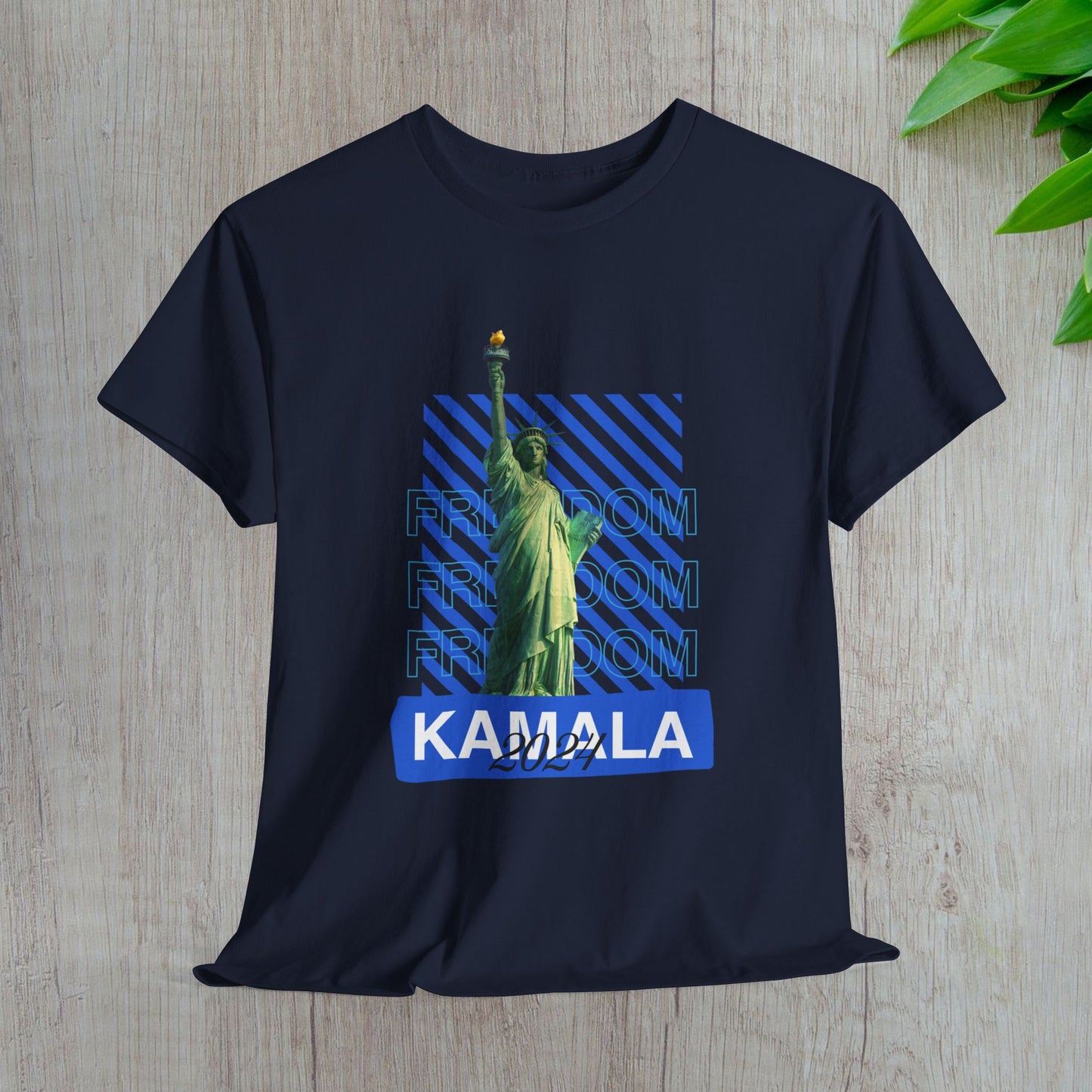 Statue of Liberty Kamala 2024 Freedom Shirt- Vote Blue T-Shirt- Democrat Presidential Election T-Shirt- Save Democracy Shirt