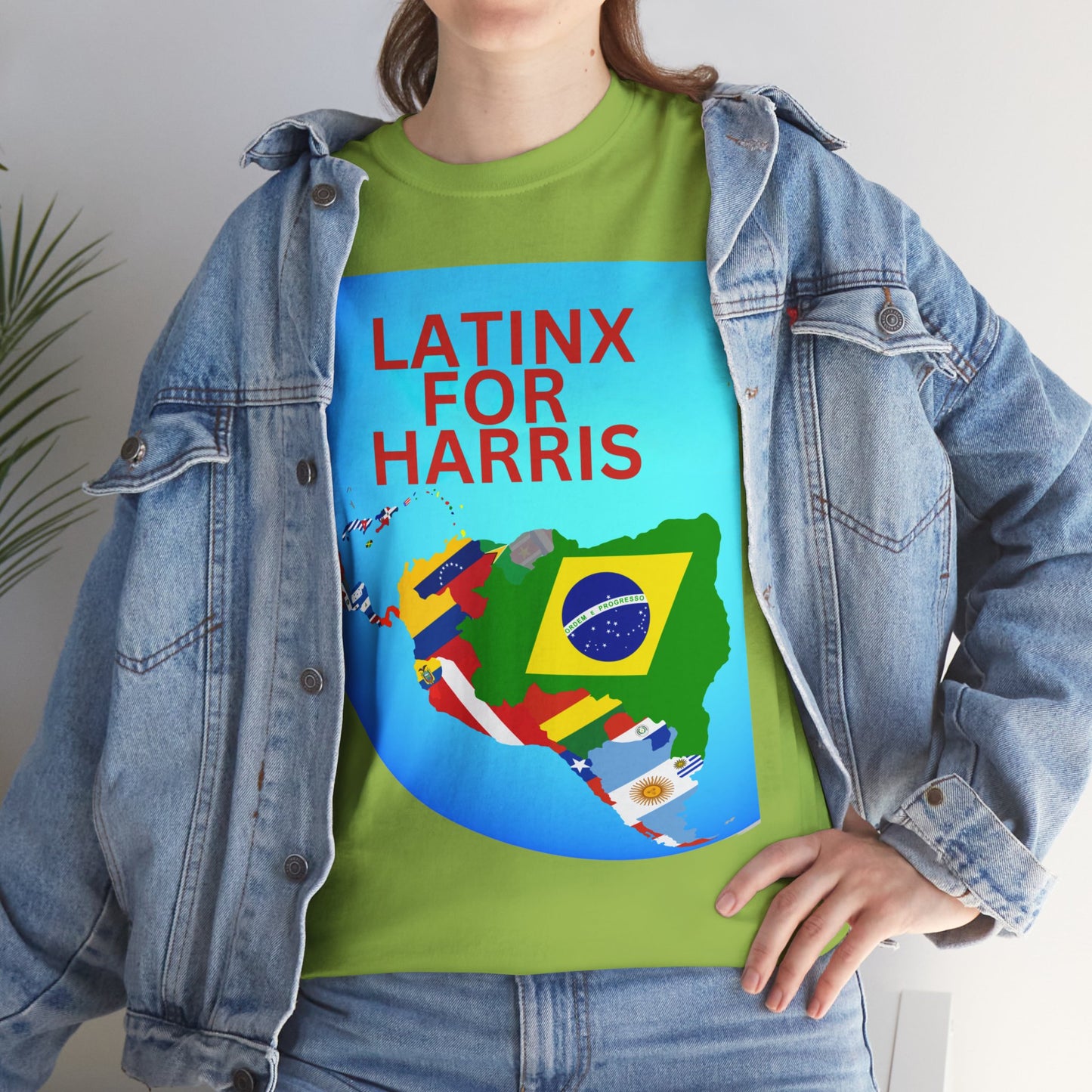 Latinx For Harris Shirt - Harris/Walz 2024 T-Shirt -  Democrat Presidential Election Tee