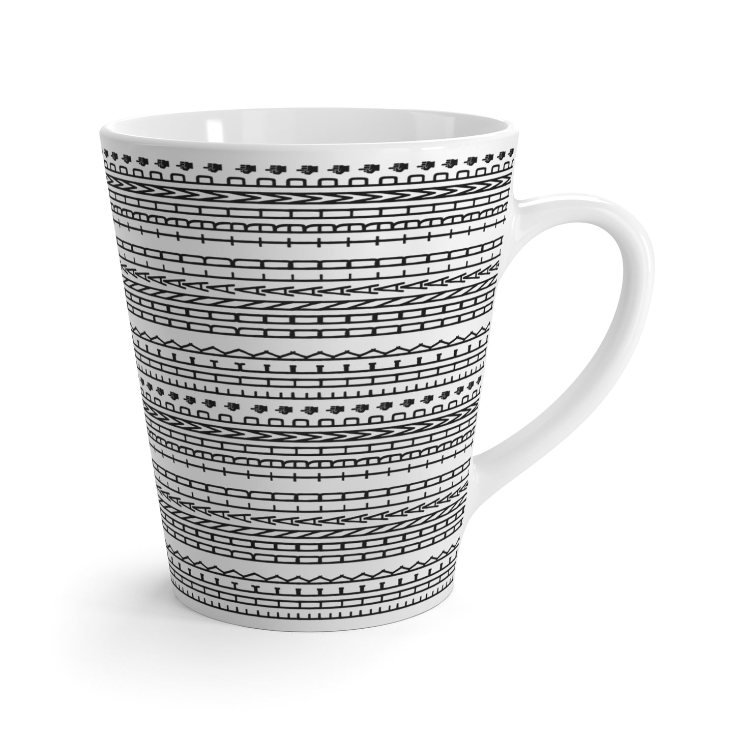 FDT Latte Cup Hidden Message Mug Fuck Donald Trump Political Anti-Fascism 12oz Ceramic Foxtrot Delta Tango Protest Coffee Cups