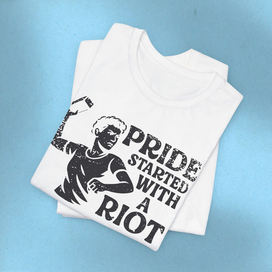 LGBTQIA Tee Stonewall Protest Shirt Social Justice LGBTQ Queer Lesbian Bisexual Trans Gay Pride Ring-Spun Cotton TShirt Express Shipping