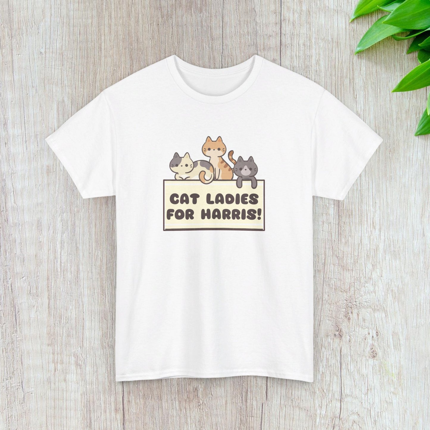 Cat Ladies for Harris Shirt- Cat Ladies Tee-  Witty Democrat Presidential Election T-Shirt