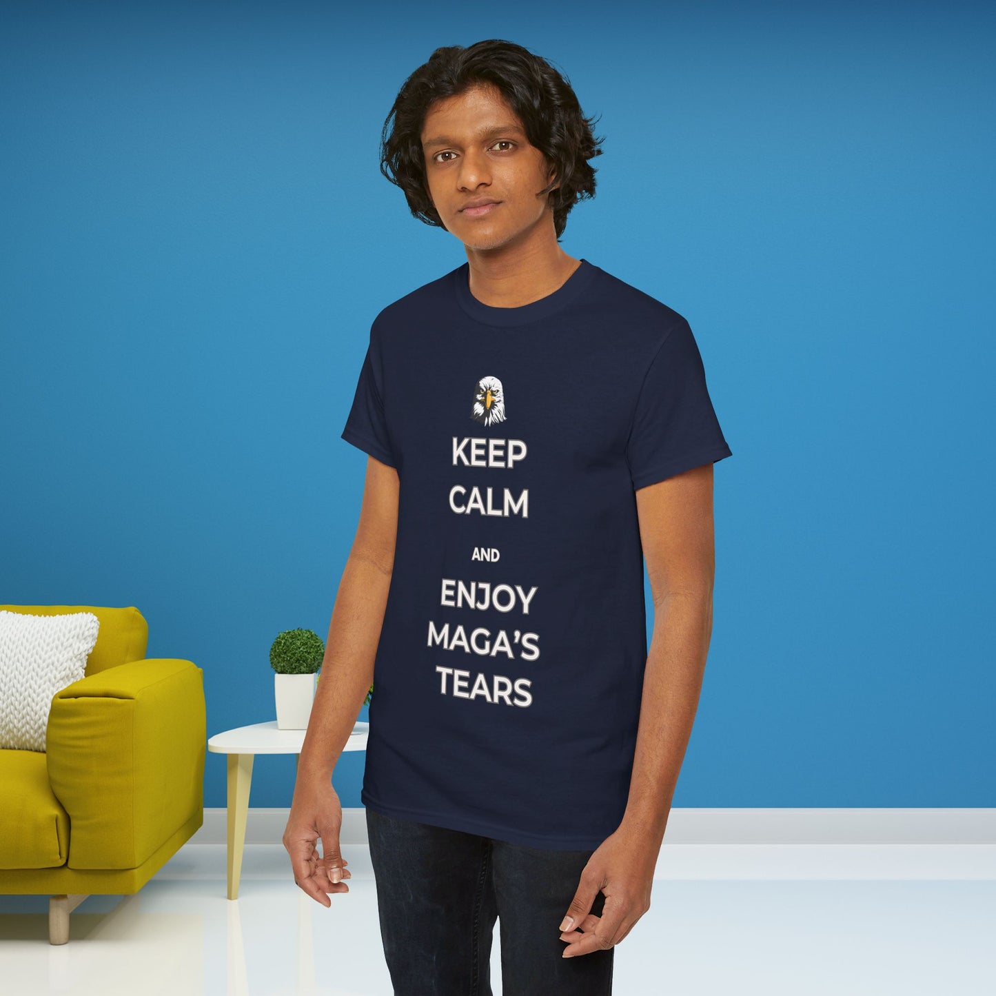 Keep Calm and Enjoy MAGA's Tears Shirt- Harris Walz Tee-  Democrat Presidential Election T-Shirt