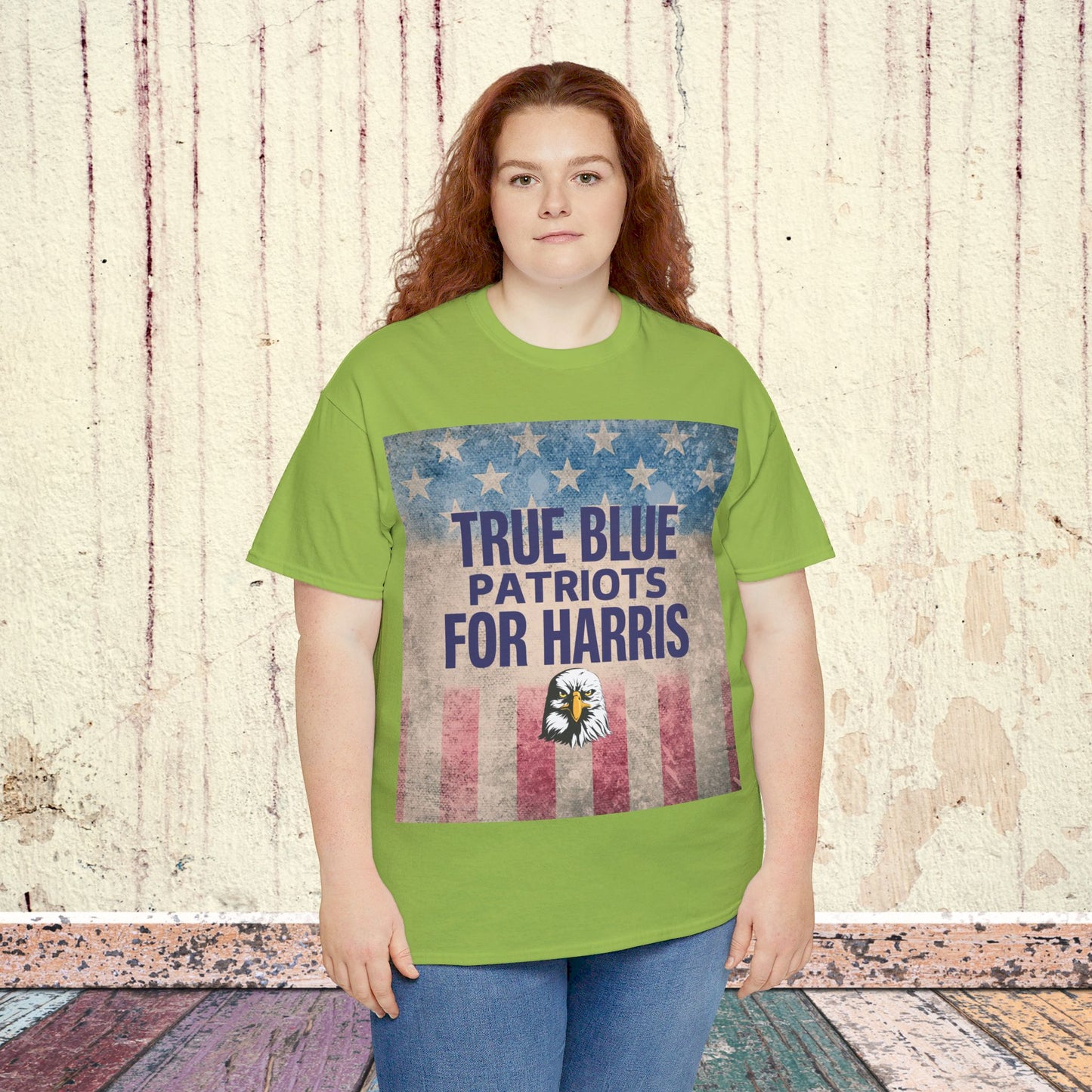 True Blue Patriots for Harris Shirt- Save Democracy Tee- Democrat Presidential Election T-Shirt