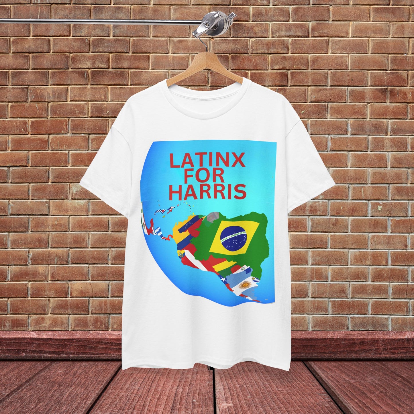 Latinx For Harris Shirt - Harris/Walz 2024 T-Shirt -  Democrat Presidential Election Tee