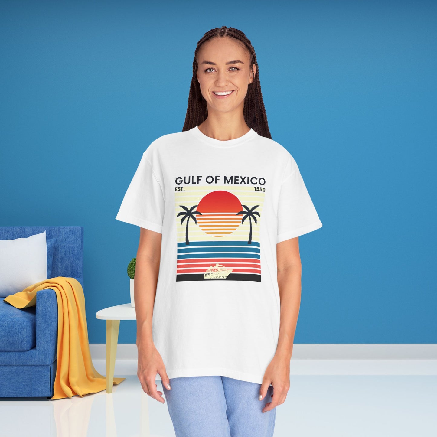 Gulf of Mexico Tee Sunset Resist T-Shirt Social Justice Shirt Comfort Colors Resistance Tee Anti Trump Protest Tshirt Democrat Apparel
