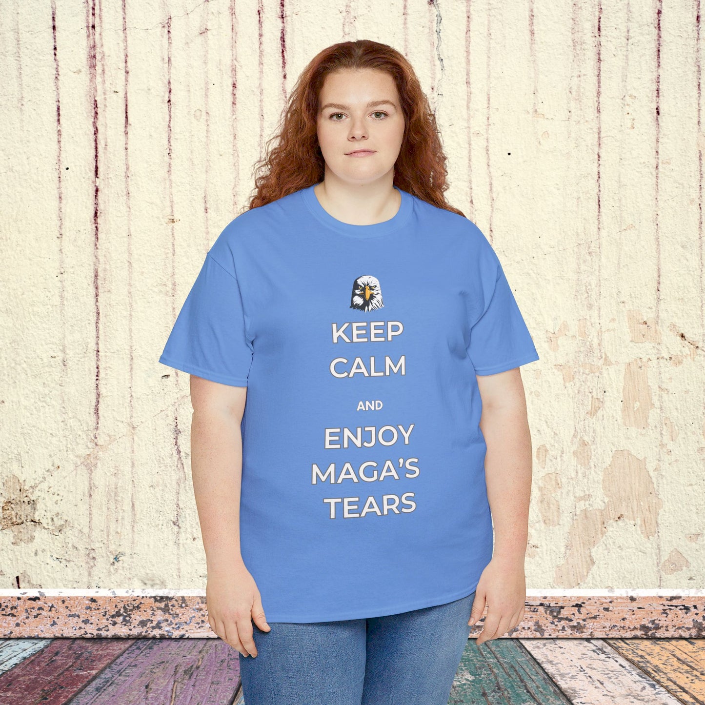 Keep Calm and Enjoy MAGA's Tears Shirt- Harris Walz Tee-  Democrat Presidential Election T-Shirt