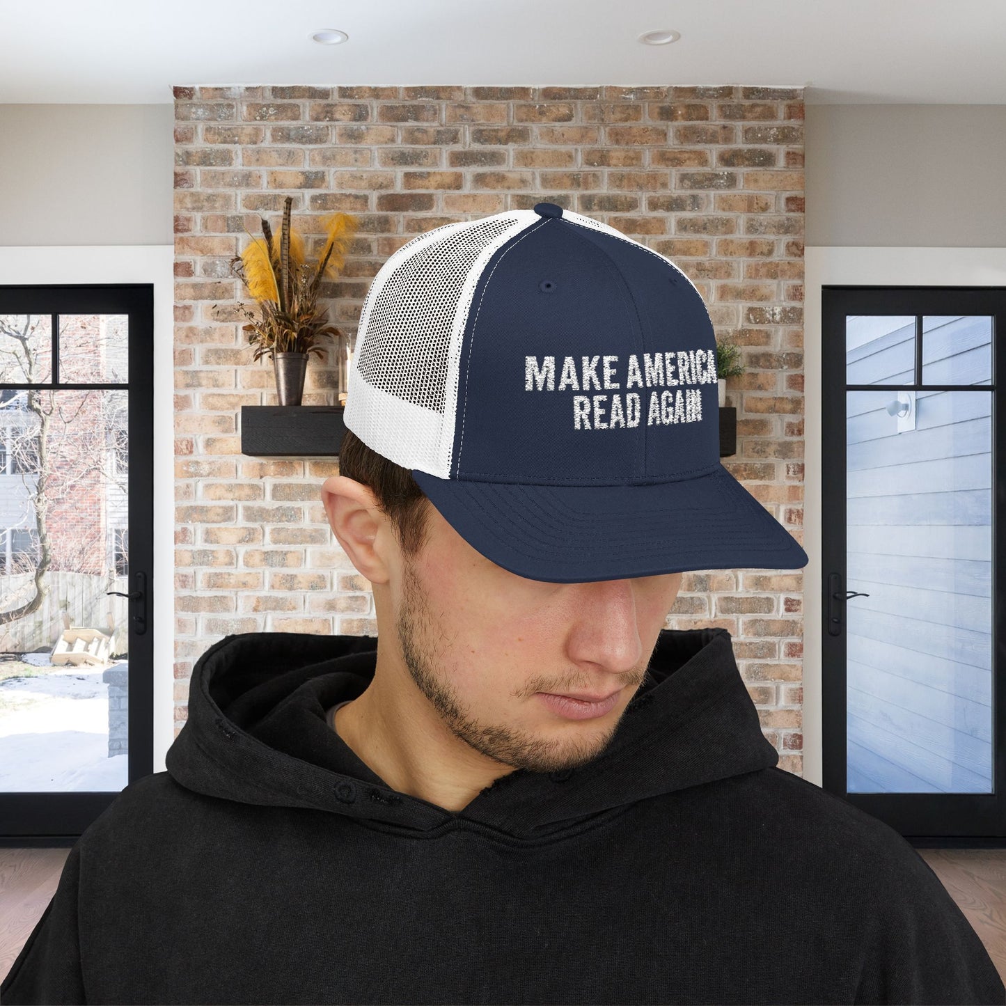 MARA Protest Cap Make America Read Again Snapback Trucker Cap Banned Books Anti-Fascism Embroidery Hat Social Justice Resist Gear Anti-Trump