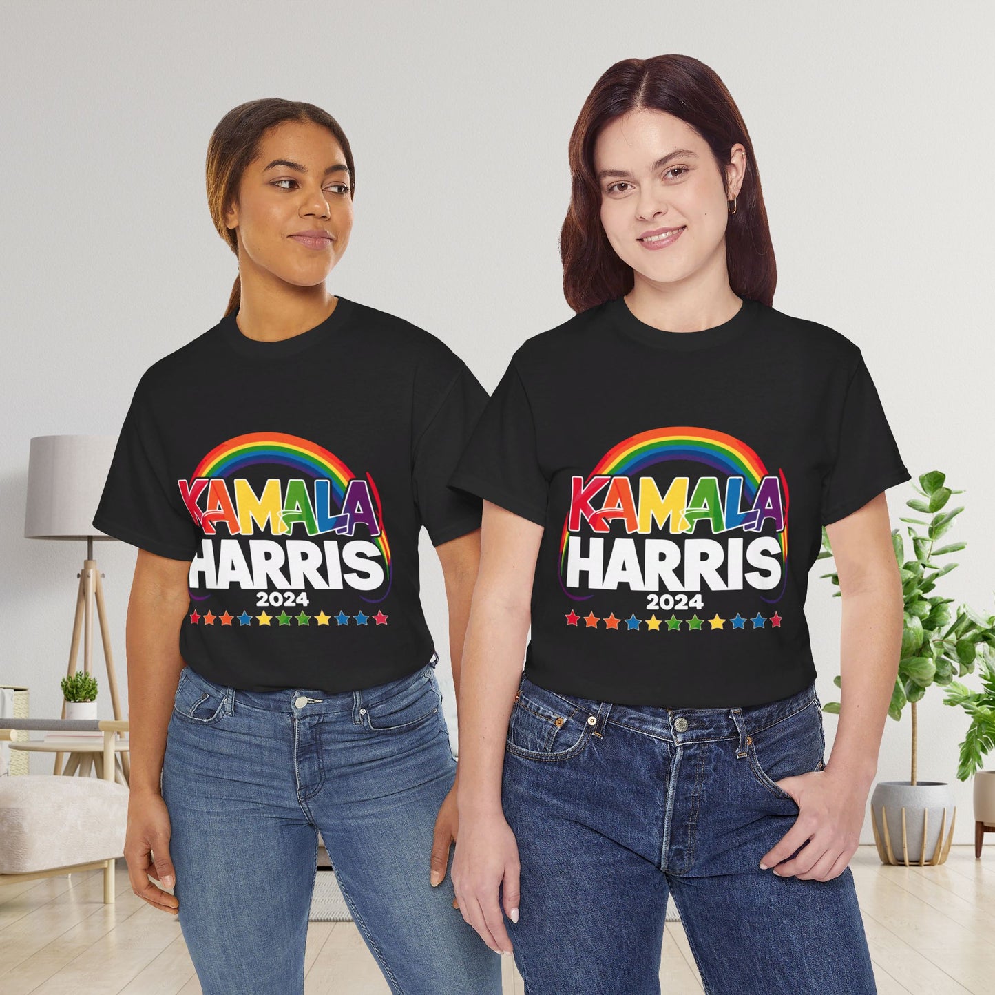 LGBTQ+ for Kamala Shirt- Queers for Kamala Tee-  Democrat Presidential Election T-Shirt