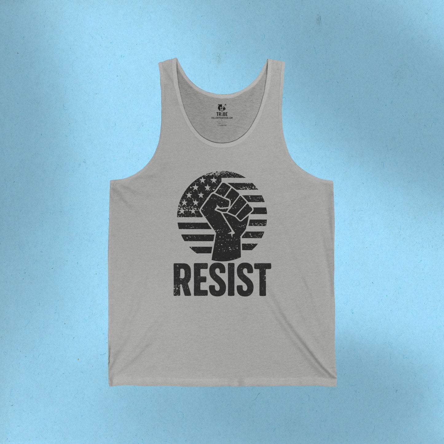 Resist Social Justice Shirt Anti-Trump Protest Tank Top Anti-Fascism Merch Reject Maga Resistance Tee Activist Tank Top for Democrat Apparel