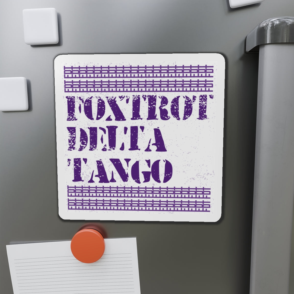 Political Magnet Anti-Trump Merch Foxtrot Delta Tango Car Magnet Political Decal FDT Resist Protest Activism Gear Anti-Fascism Resistance