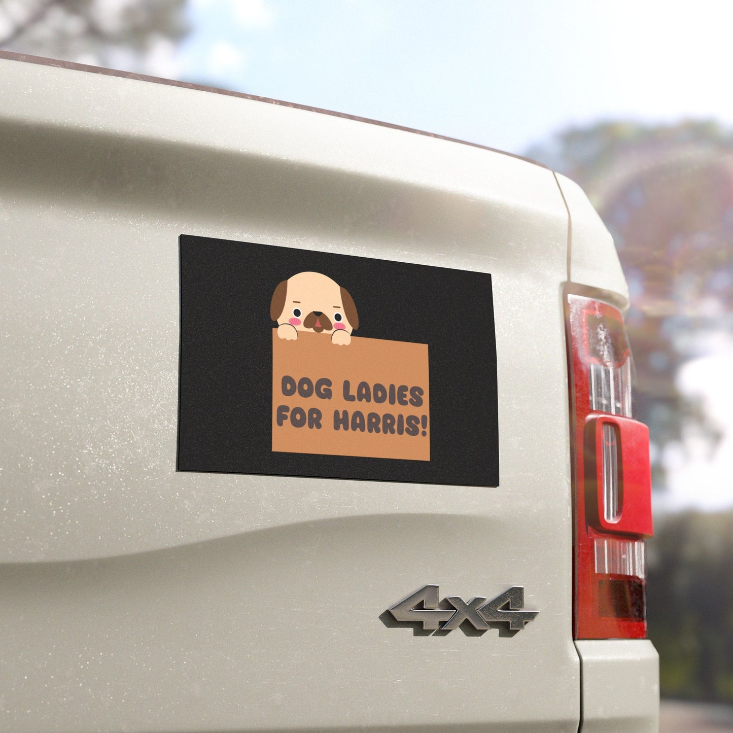 Dog Ladies for Harris Car Magnet - Childless Dog Ladies Magnet