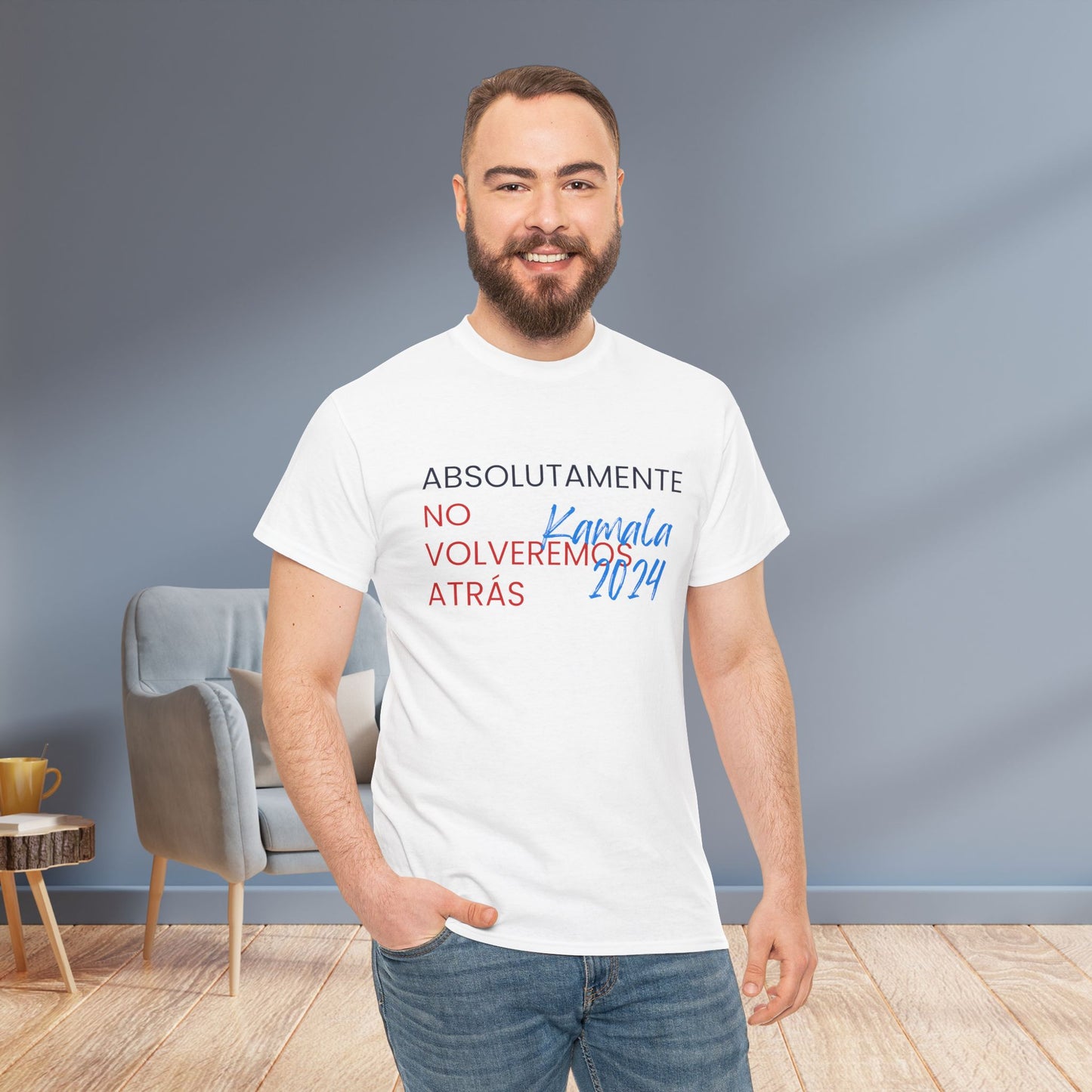 Absolutamente No Volveremos Atrás Shirt- We're Not Going Back en Español Save Democracy Tee-  Democrat Presidential Election T-Shirt