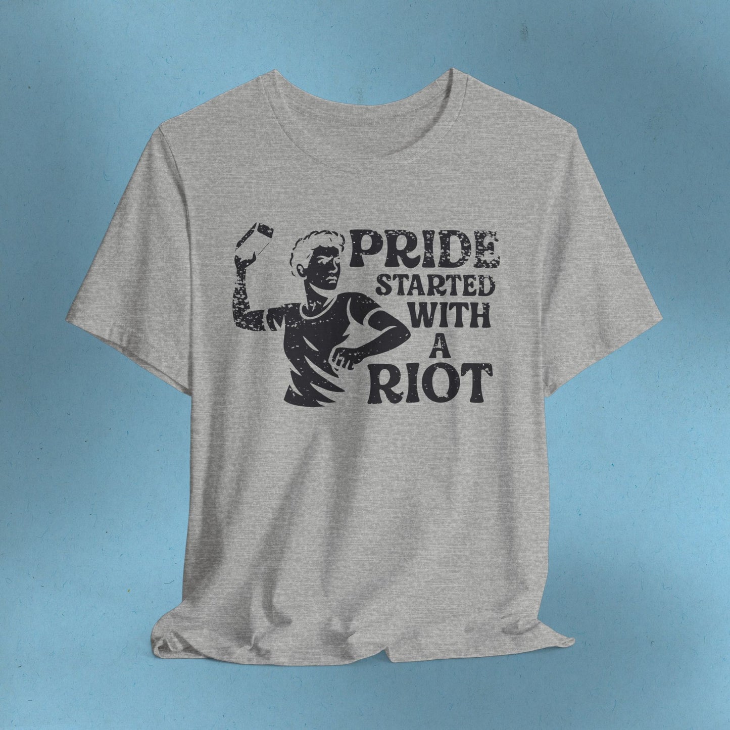 LGBTQIA Tee Stonewall Protest Shirt Social Justice LGBTQ Queer Lesbian Bisexual Trans Gay Pride Ring-Spun Cotton TShirt Express Shipping