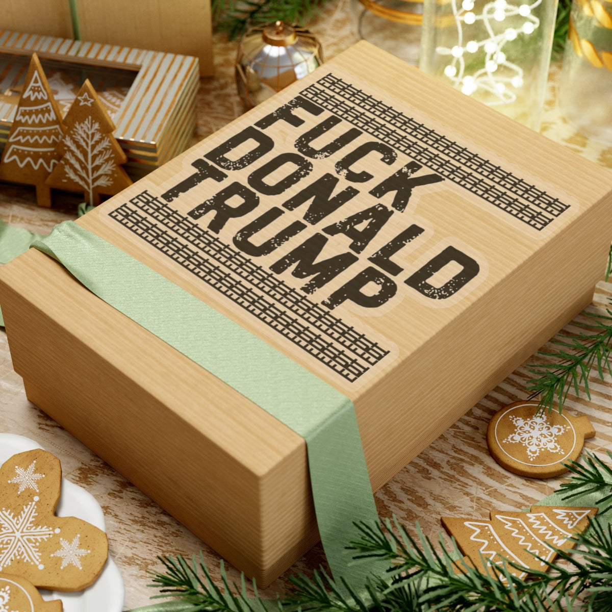 Resist Sticker Anti-Trump Merch FDT Fuck Donald Trump Foxtrot Delta Tango Political Decal Protest Sticker Activist Anti-Fascism Resist Decal