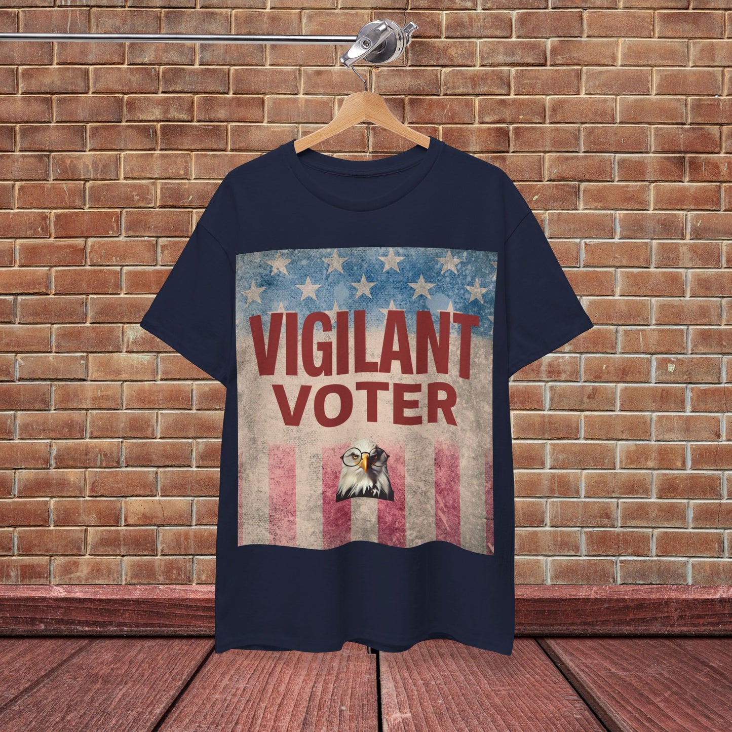 Vigilant Voter Shirt- Vote Blue Save Democracy Tee- Democrat Presidential Election T-Shirt