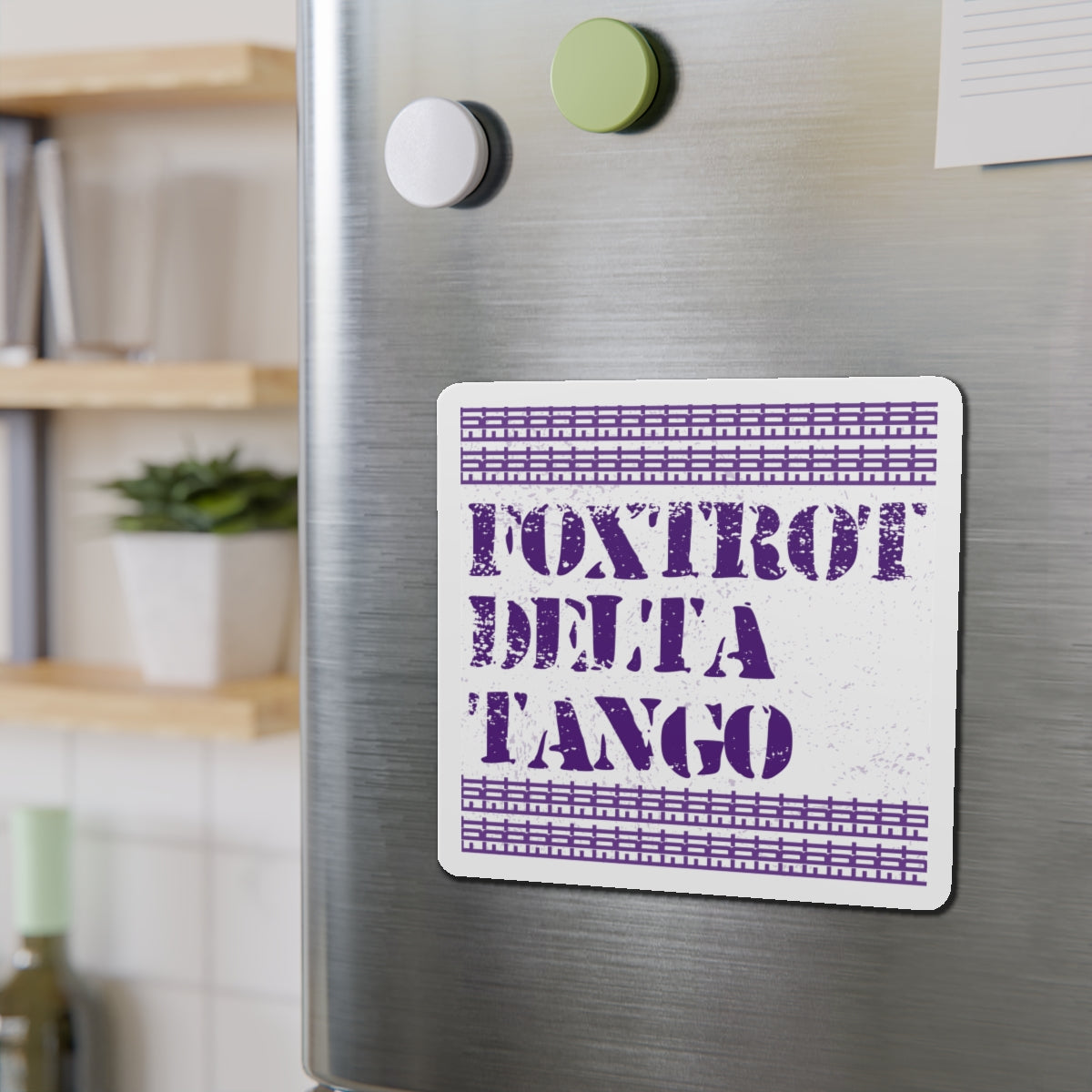 Political Magnet Anti-Trump Merch Foxtrot Delta Tango Car Magnet Political Decal FDT Resist Protest Activism Gear Anti-Fascism Resistance
