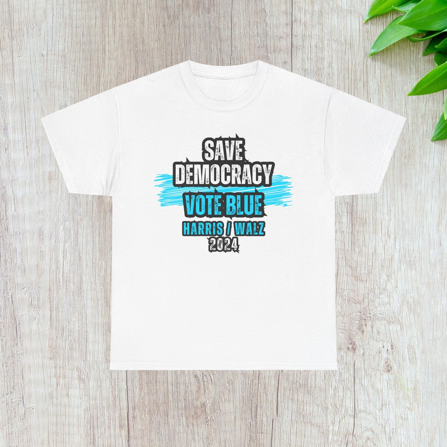 Save Democracy Vote Blue Shirt- Save Democracy Tee- Democrat Presidential Election T-Shirt