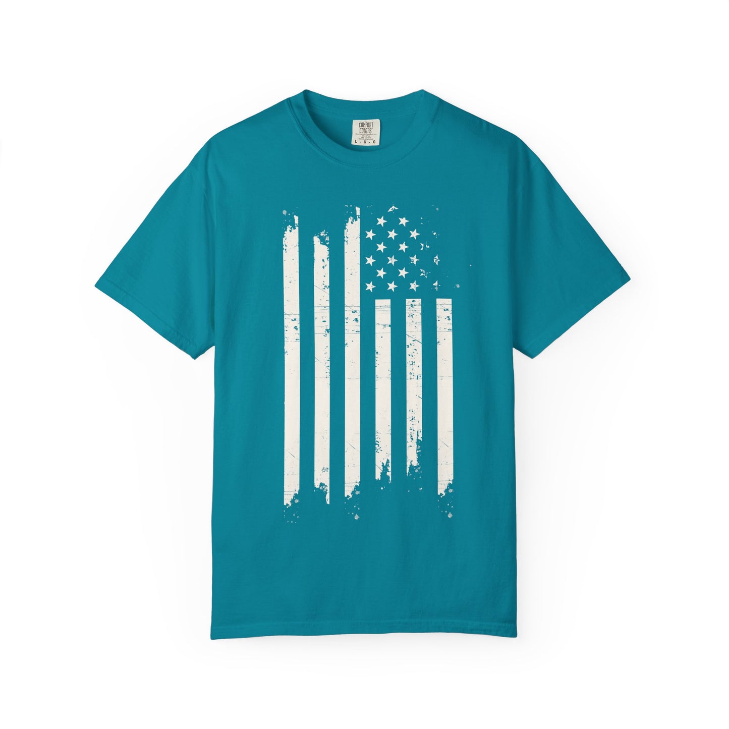 Distressed USA Flag Mourning Protest Shirt Social Justice TShirt Anti-Trump Merch Anti-Fascism Resist Comfort Colors Tee Democrat Apparel
