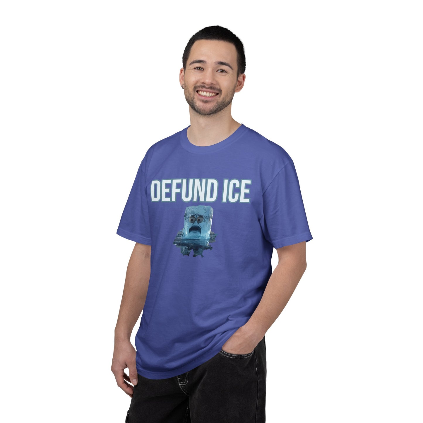 Defund ICE Tee Protest Shirt Foxtrot Delta Tango F*ck Donald Trump Anti-Fascism Abolish Icestapo Comfort Colors Ring-Spun Cotton Tshirt
