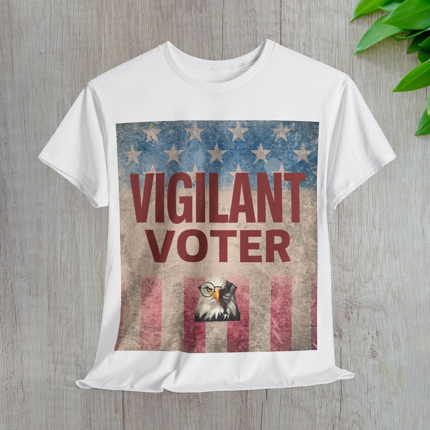 Vigilant Voter Shirt- Vote Blue Save Democracy Tee- Democrat Presidential Election T-Shirt