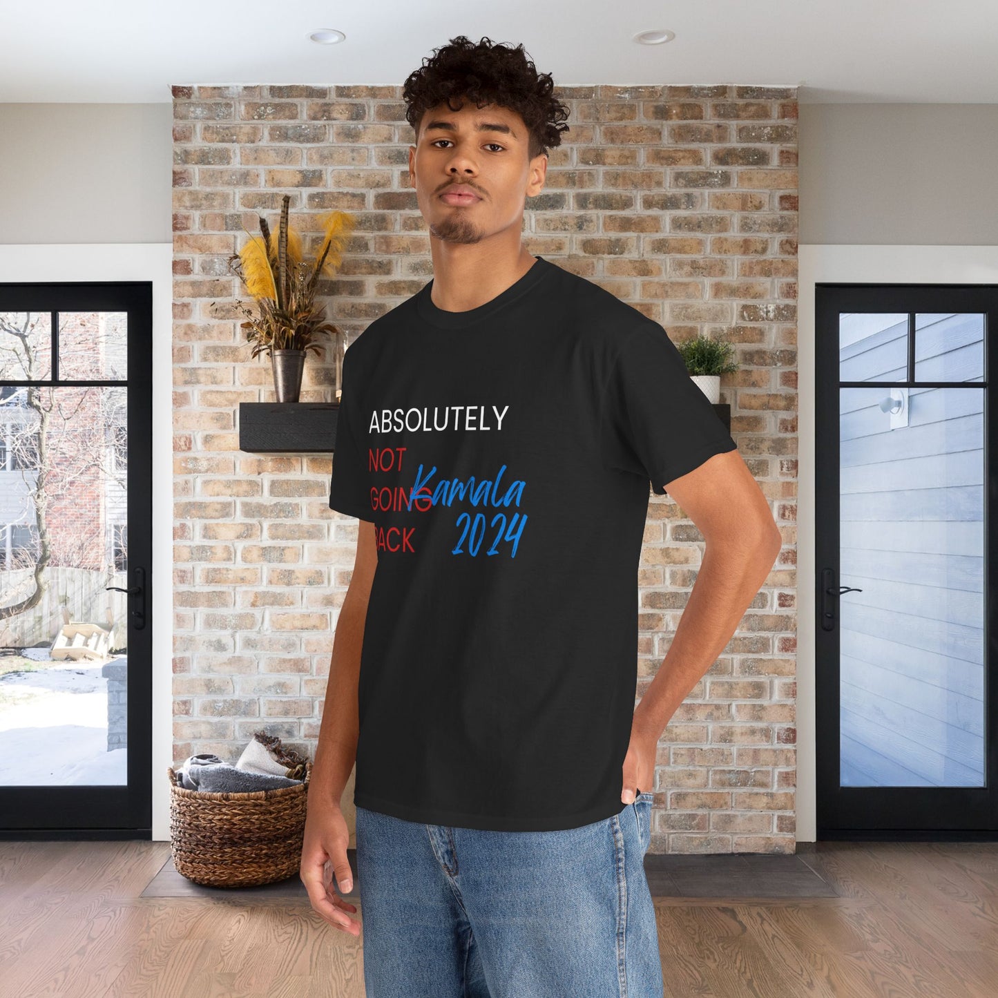 Absolutely Not Going Back Shirt- We're Not Going Back Tee-  Democrat Presidential Election T-Shirt