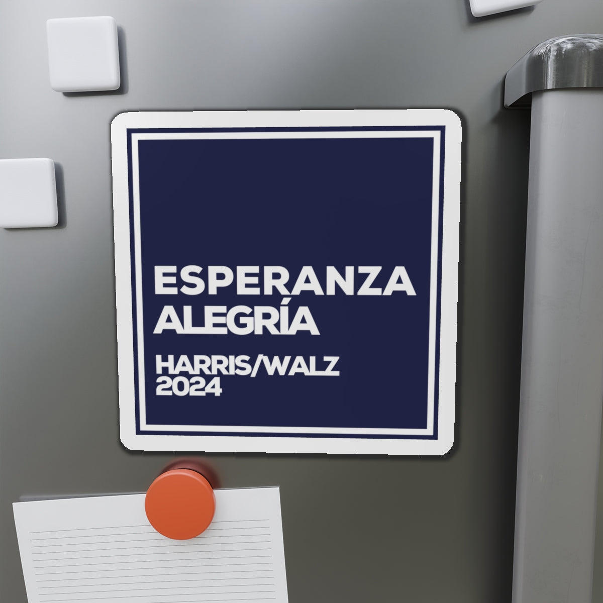 Esperanza y Alegría Car Magnet - Harris/Walz 2024 Magnet in Spanish