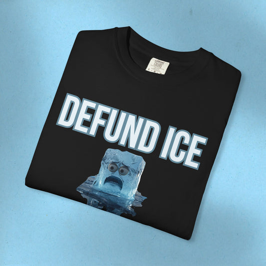 Defund ICE Tee Protest Shirt Foxtrot Delta Tango F*ck Donald Trump Anti-Fascism Abolish Icestapo Comfort Colors Ring-Spun Cotton Tshirt