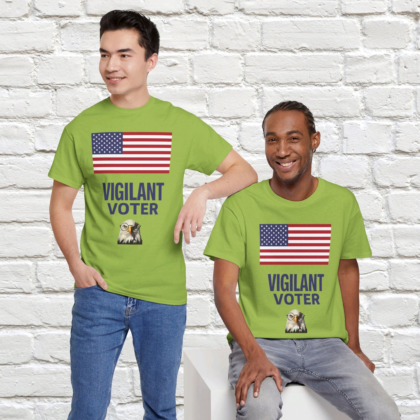 Vigilant Voter Shirt- Vote Blue Save Democracy Tee- Democrat Presidential Election T-Shirt