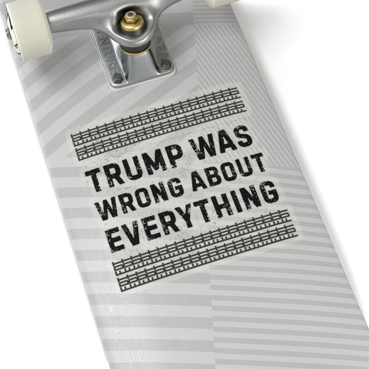 Resist Sticker FDT Anti Trump Was Wrong About Everything Political Decal Protest Sticker Activist Anti-Fascism Resistance Decal