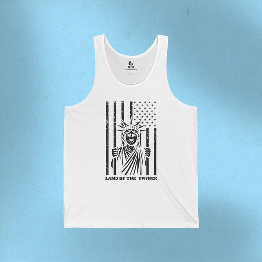 Unfree Social Justice Shirt Anti-Trump Protest Tank Top Anti-Fascism Merch Reject Maga Resistance Tee Activist Tank Top for Democrat Apparel
