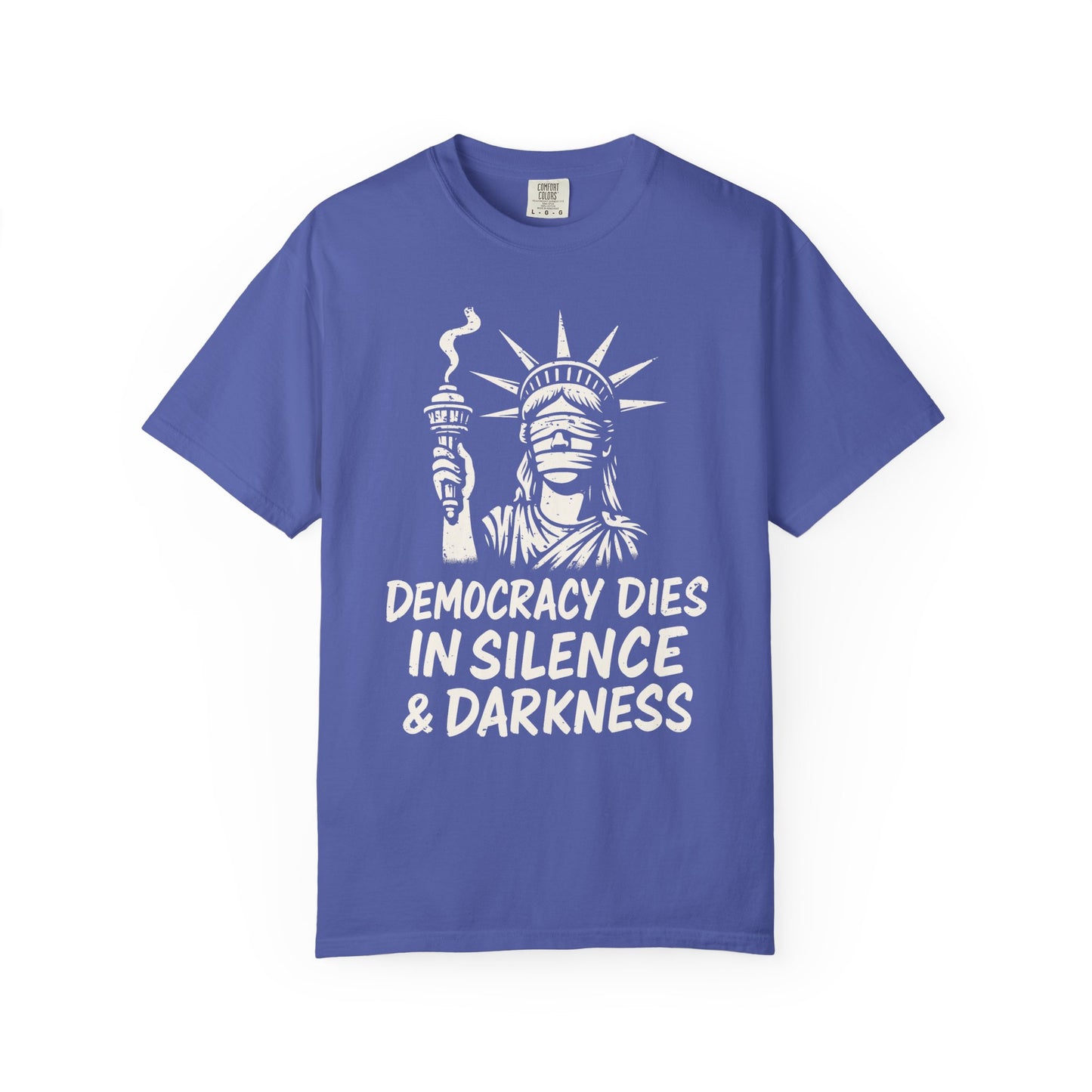 Protest Shirt Extinguished Liberty Tee Social Justice T-Shirt Anti-Trump Merch Comfort Colors Anti-Fascism Resistance Gear Protest Apparel