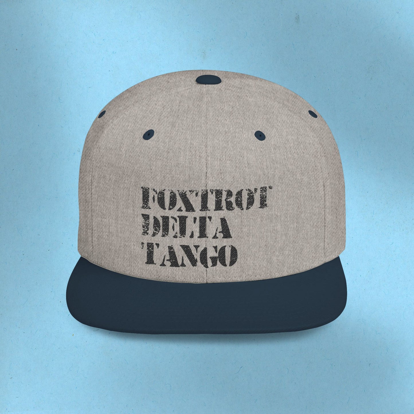 FDT Protest Cap Foxtrot Delta Tango Embroidery Hat Anti-Trump Merch Social Justice Cap Protest Gear Anti-Fascism Resistance Snapback Hat