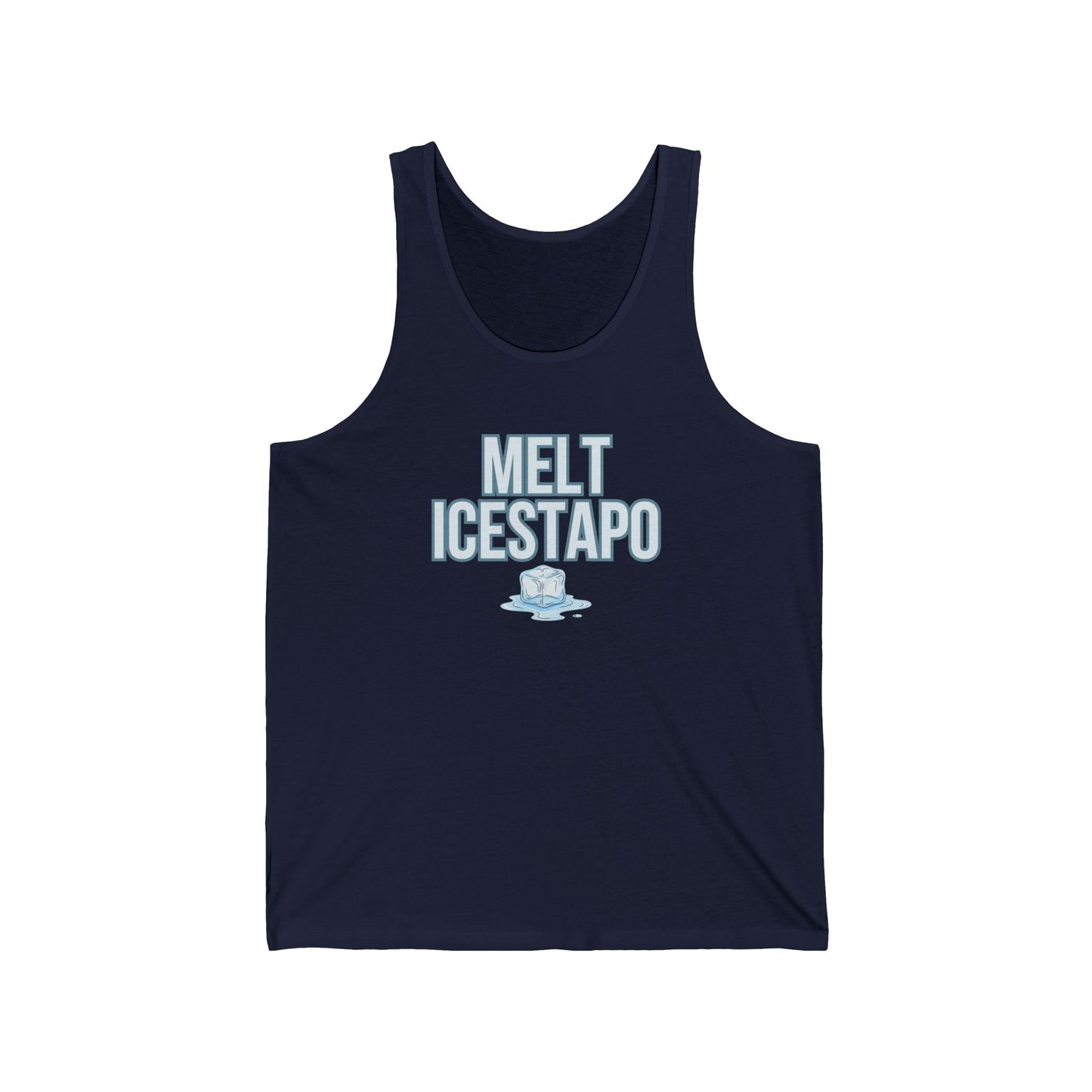 MELT ICESTAPO Shirt Protest Tank Top Foxtrot Delta Tango F*ck Donald Trump Social Justice Anti-Fascism Abolish ICE Gestapo Sleeveless Cotton