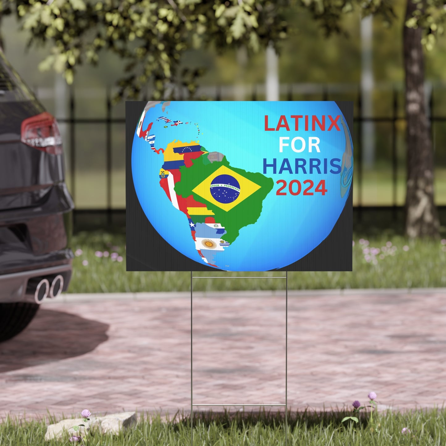 Latinx for Harris Yard Sign - Harris/Walz 2024 Sign - Patriotic Election Political Decor