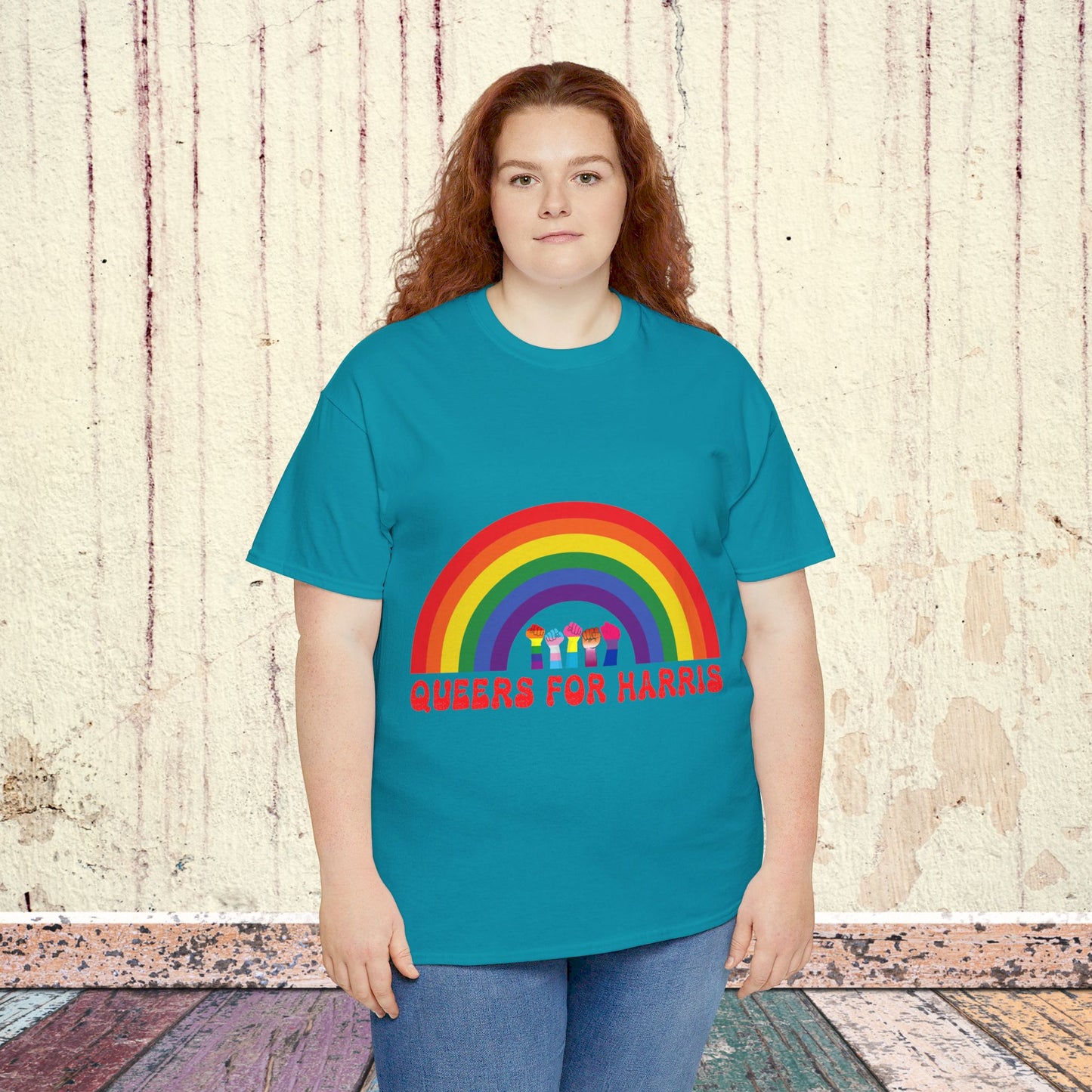 Queers For Harris Shirt- Support LGBTQ Tee-  Democrat Presidential Election T-Shirt