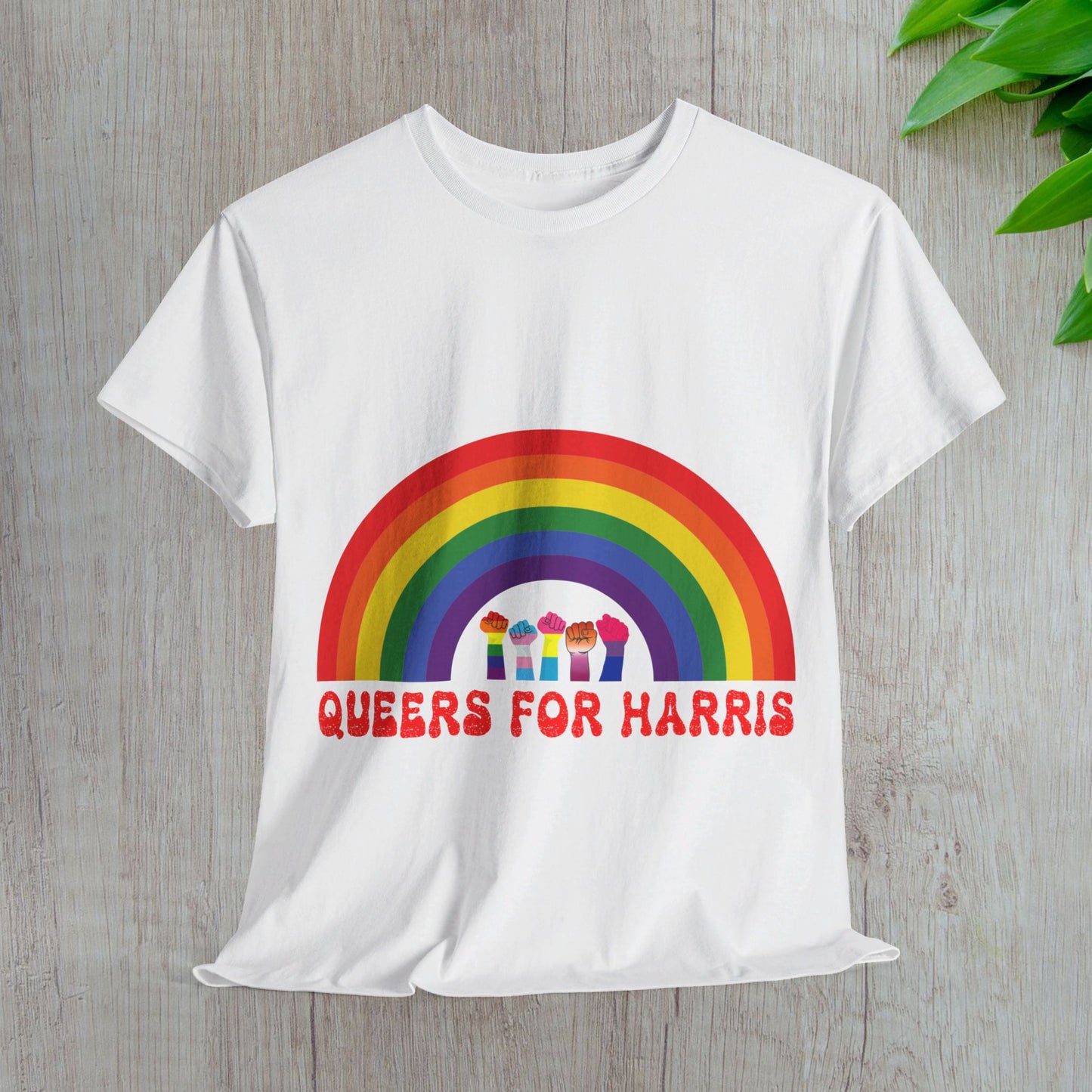 Queers For Harris Shirt- Support LGBTQ Tee-  Democrat Presidential Election T-Shirt