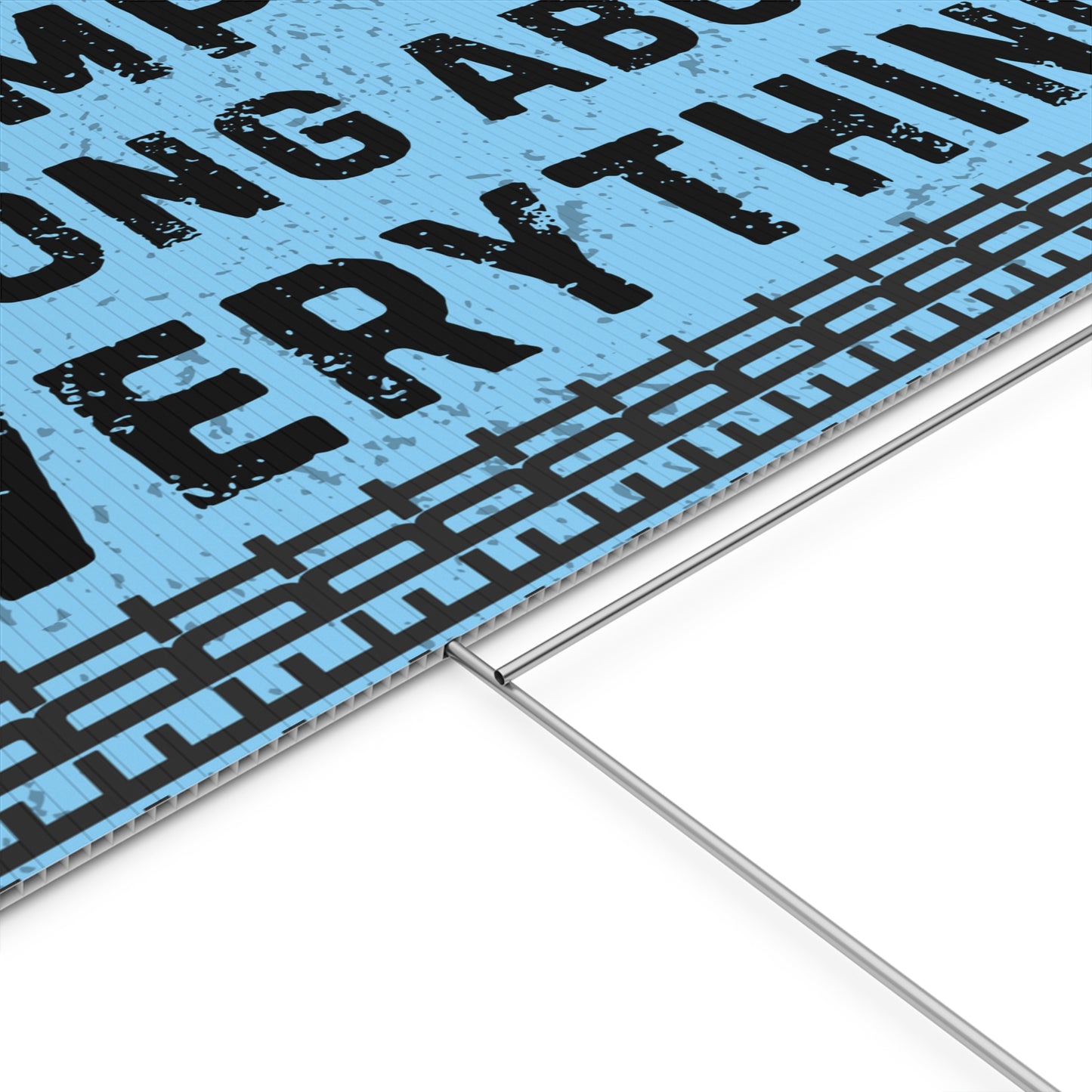 FDT Political Yard Sign Anti Trump Was Wrong About Everything Protest Sign Resistance Political Yard Decor Resist Anti-Fascism Activism Gear